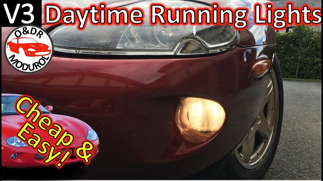 Jaguar XK8 DRL Conversion: Fog Lights to Daytime Running Lights. Diode wire (DIY & Cheap!) XKR X100
