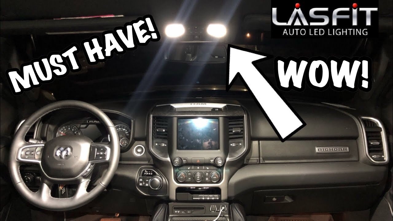 2019 RAM 1500 LED INTERIOR LIGHT INSTALL! *SUPER BRIGHT*