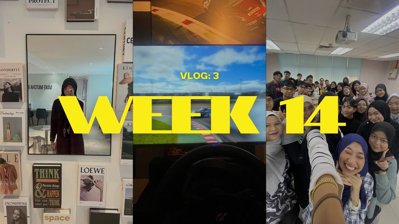 WELCOME TO MY FINAL WEEK