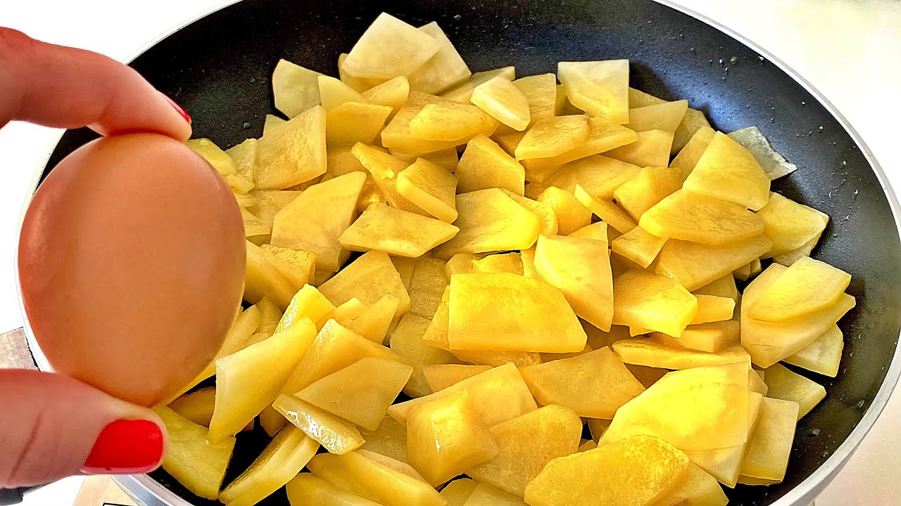 ¡Tortilla española definitiva con SÓLO 4  ingredientes! ¡Todos quedaran asombrados!