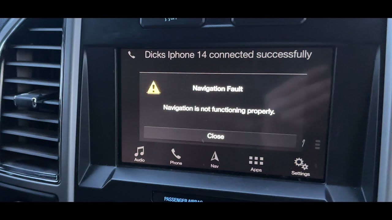 How to Fix F-150 Navigation Fault on SYNC 3 (APIM Code: B119F)