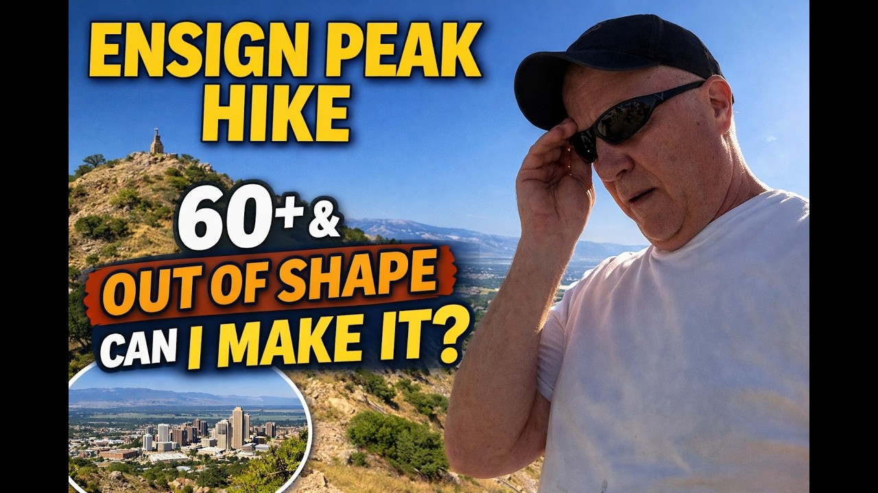 Ensign Peak Hike | Can a 60+ Overweight Guy Make It? | Salt Lake City Utah