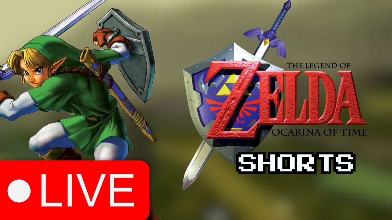 #shorts THE LEGEND OF ZELDA: OCARINA OF TIME 👑 #2 Gameplay Direto do Console #zelda #n64
