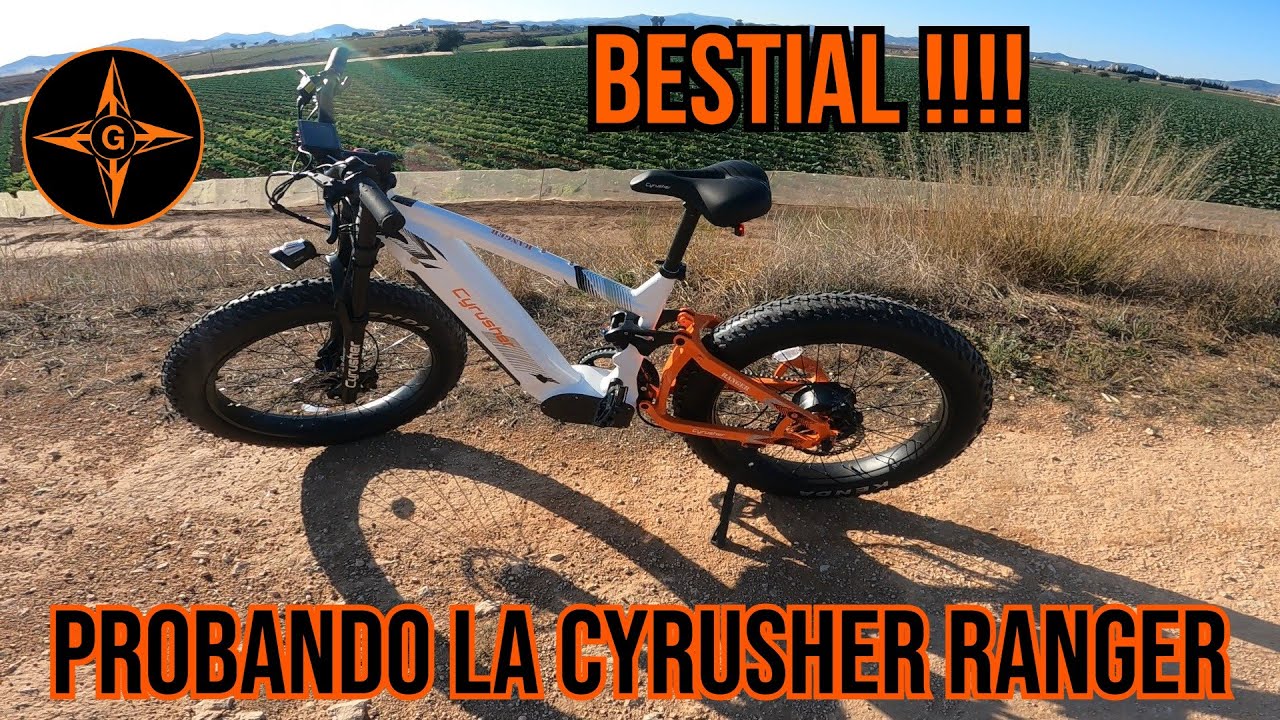 PROBAMOS LA BICICLETA  ELECTRICA CYRUSHER RANGER LA MAS BESTIA DEL CANAL / GINESSOT