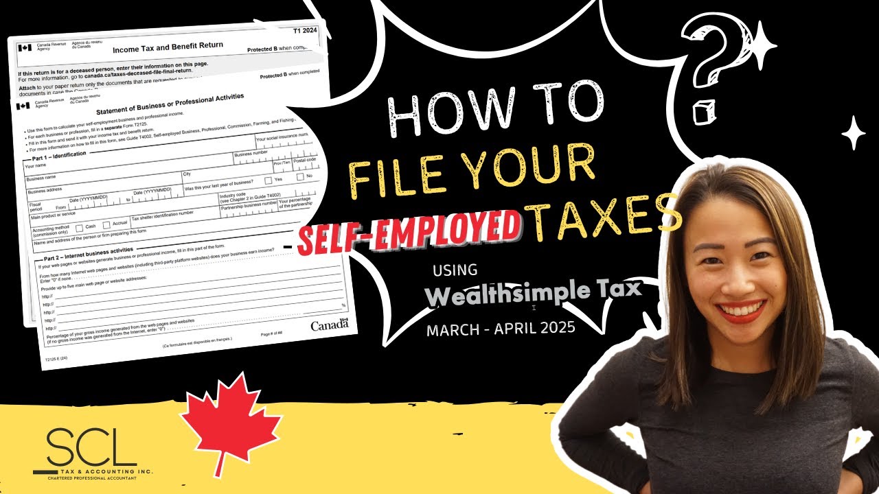 How to file your SELF-EMPLOYED taxes with Wealthsimple (DIY T2125)?