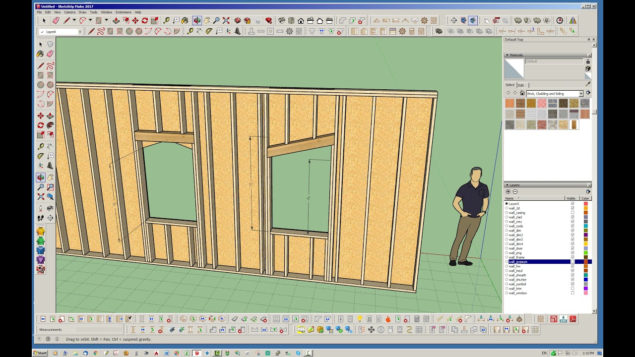 Medeek Wall Plugin Tutorial 20 - Trapezoid and Pentagon Windows