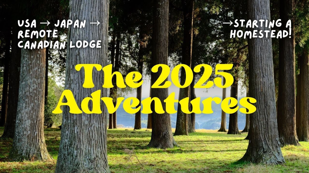 [2025 VLOG]: Travel Recap - Japan, Remote Lodge, Starting Our Cozy Cabin Homestead