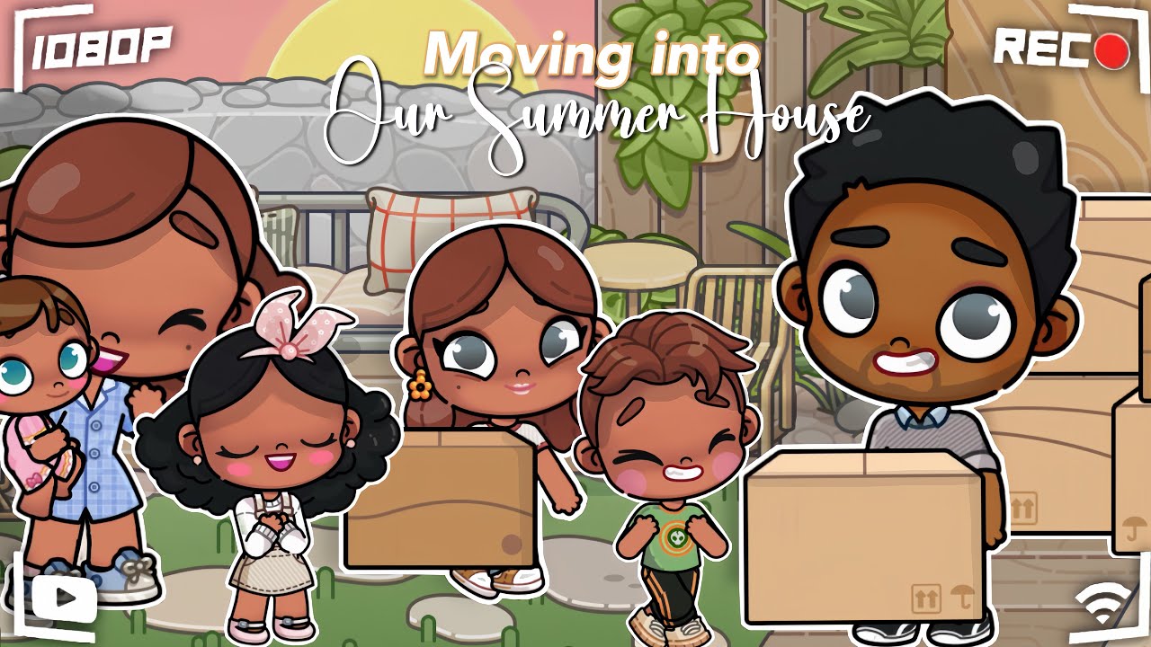 Moving into our new SUMMER house*VOICED* || Avatar World Rp 🚚📦