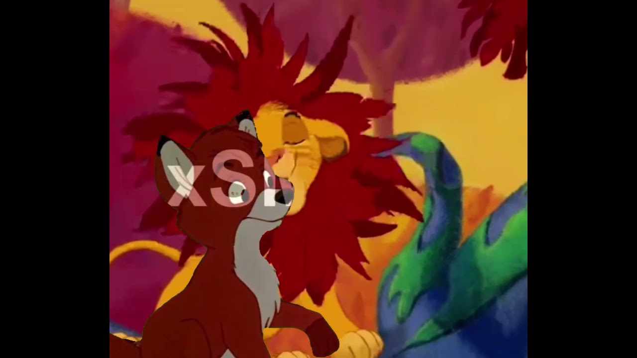 Simba and Tod  best frends ч.о