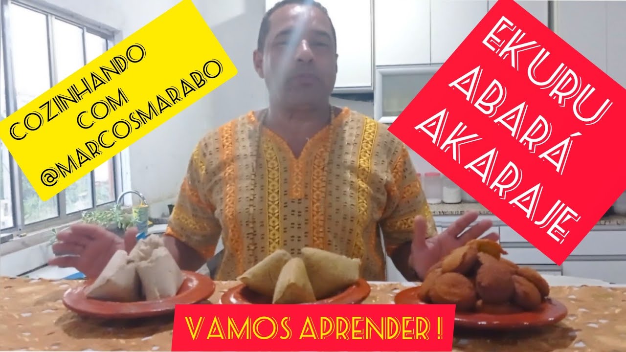 Aprenda a fazer ekuru/abará/akaraje com @MarcosMarabôindoalinaroça
