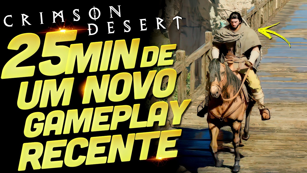 REAGINDO A 25 MINUTOS DE UM NOVO GAMEPLAY EM CRIMSON DESERT TRAZIDO DOS PREVIEWS MAIS RECENTES