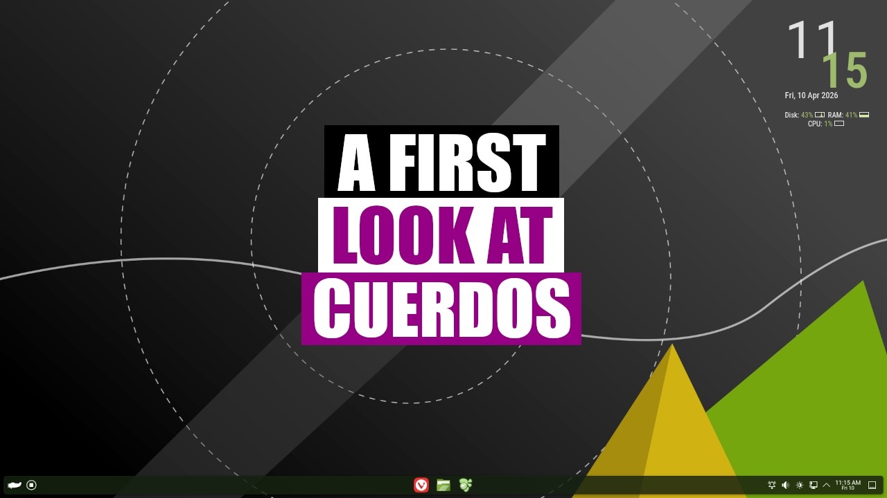 CuerdOS &mdash; это не просто очередной дистрибутив! (Или всё-таки да?)