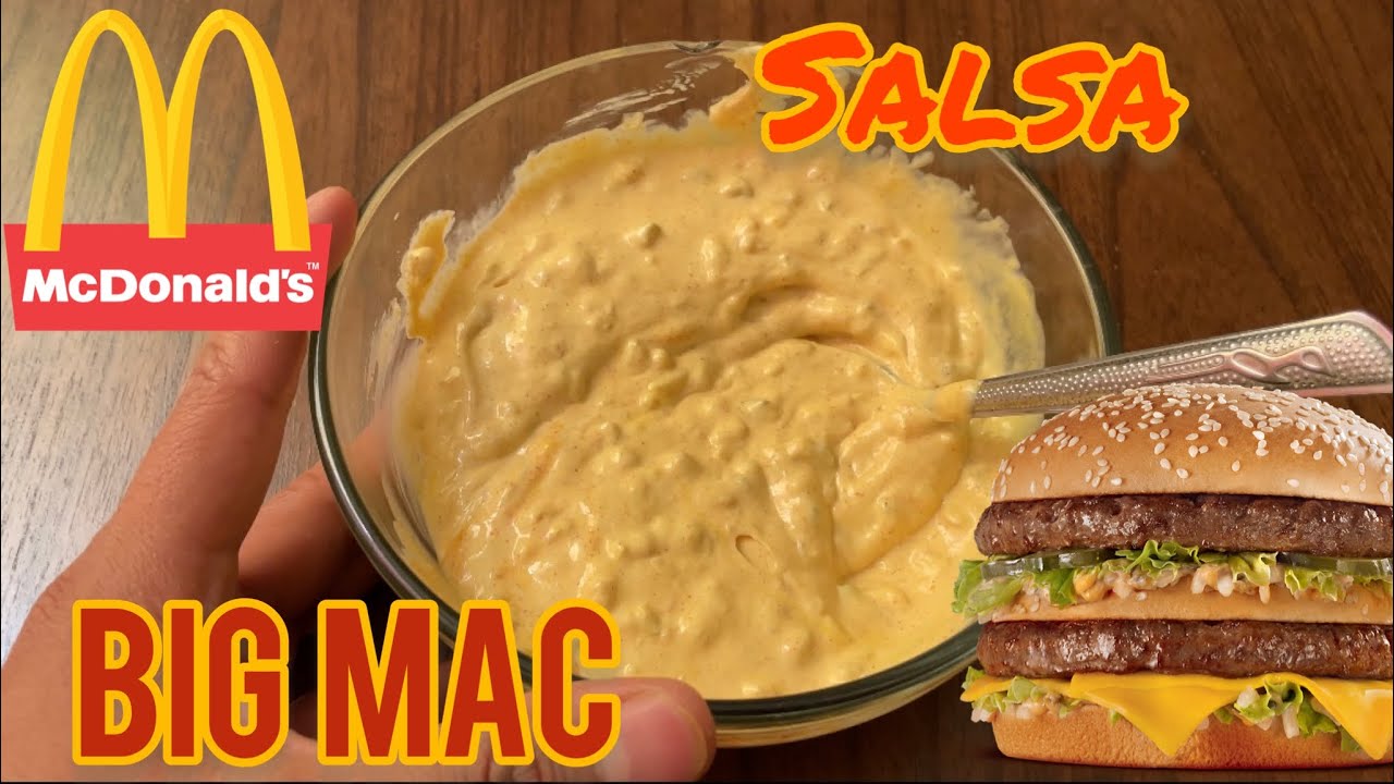 Como hacer el famoso ADEREZO/SALSA BIG MAC para tus hamburguesas 🍔