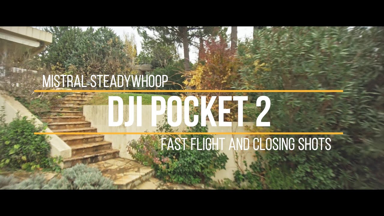 Fast flight test and closing shots with the Mistral Steadywhoop and the DJI Pocket 2