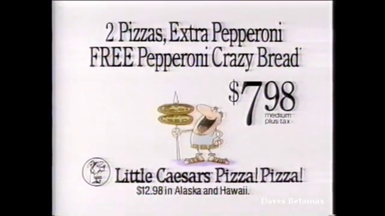 ПОДБОРКА пицц Little Caesar’s Pizza (звуковой эффект)