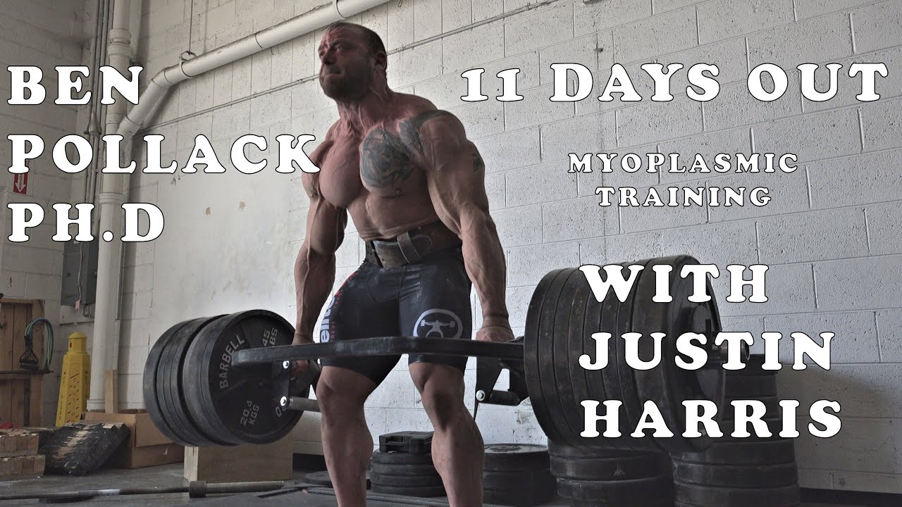Bodybuilders Ben Pollack And Justin Harris Back Video Using Myoplasmic Routine. 850lbs Deadlift