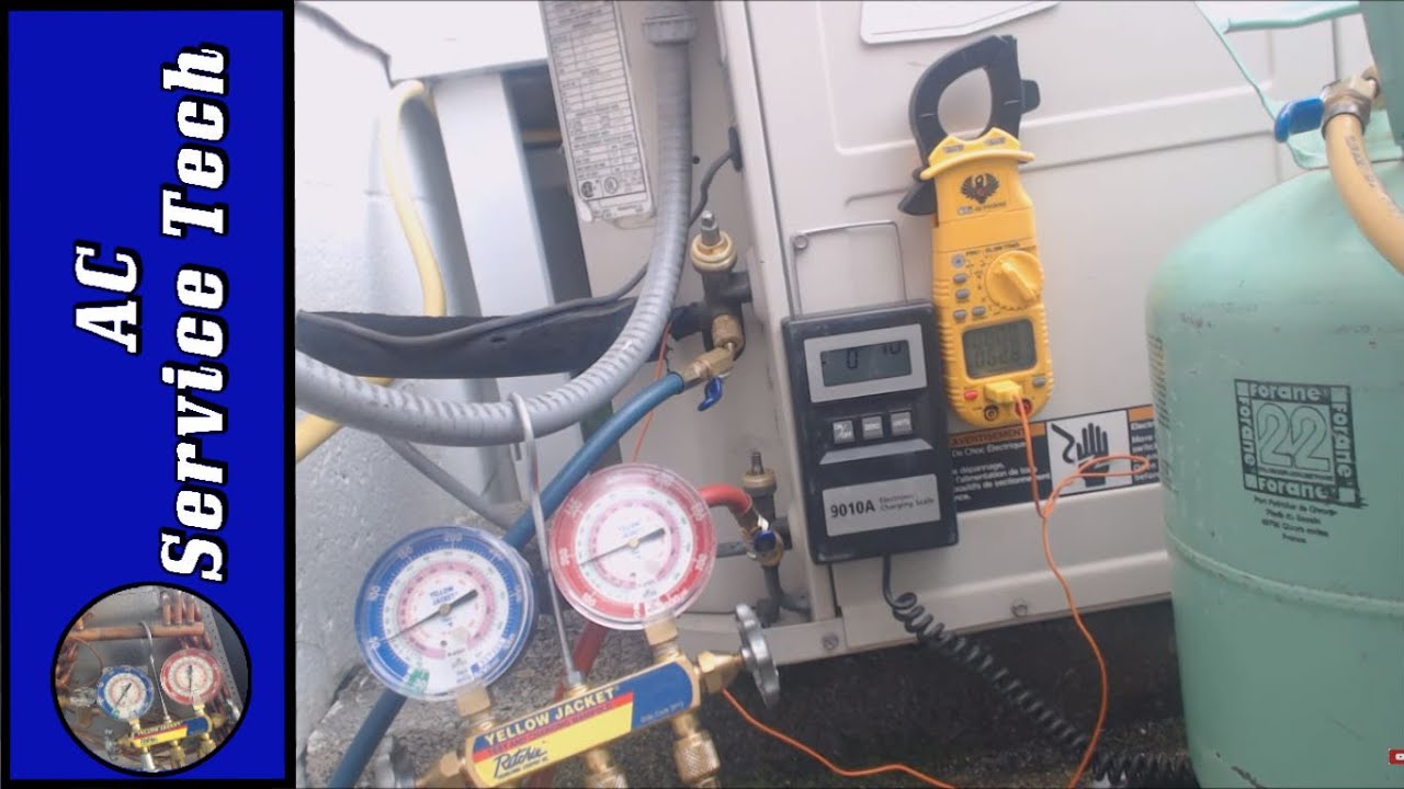 R-22 Refrigerant Charging an Older System with a Capillary Tube Metering Device & Confirming Charge!
