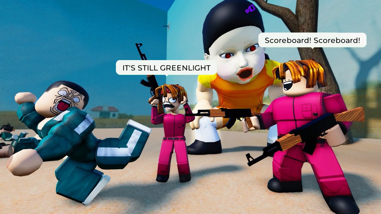SQUID GAME 3 - GUARD DUTY 👧🏻🚦🦑  (ROBLOX Brookhaven 🏡RP - FUNNY MOMENTS)