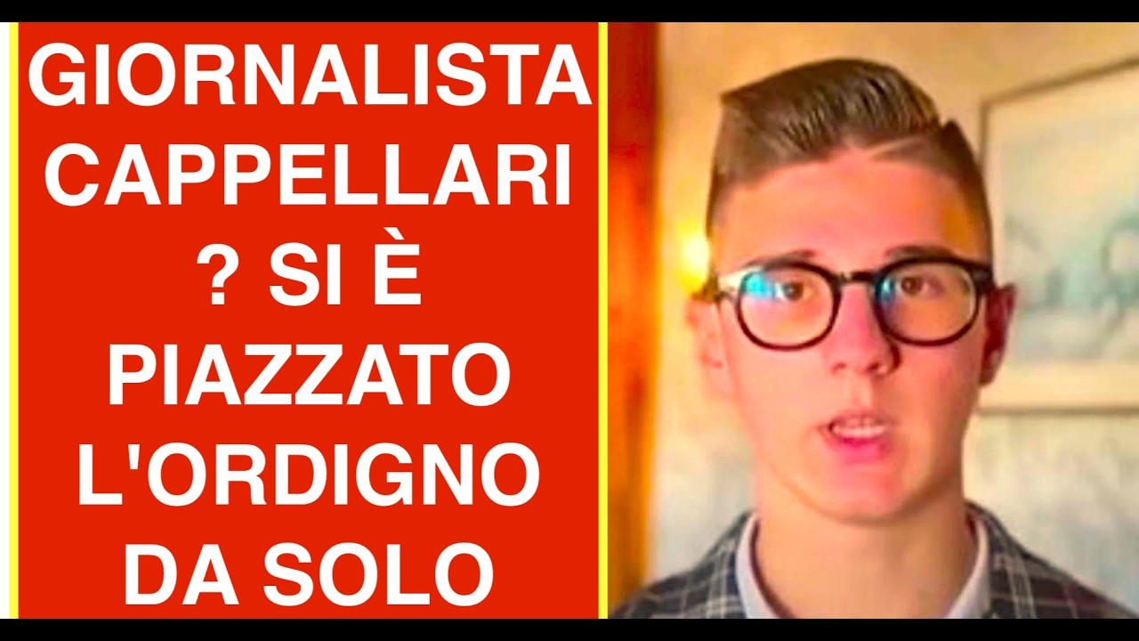 GIORNALISTA CAPPELLARI? SI &Egrave; PIAZZATO L'ORDIGNO DA SOLO
