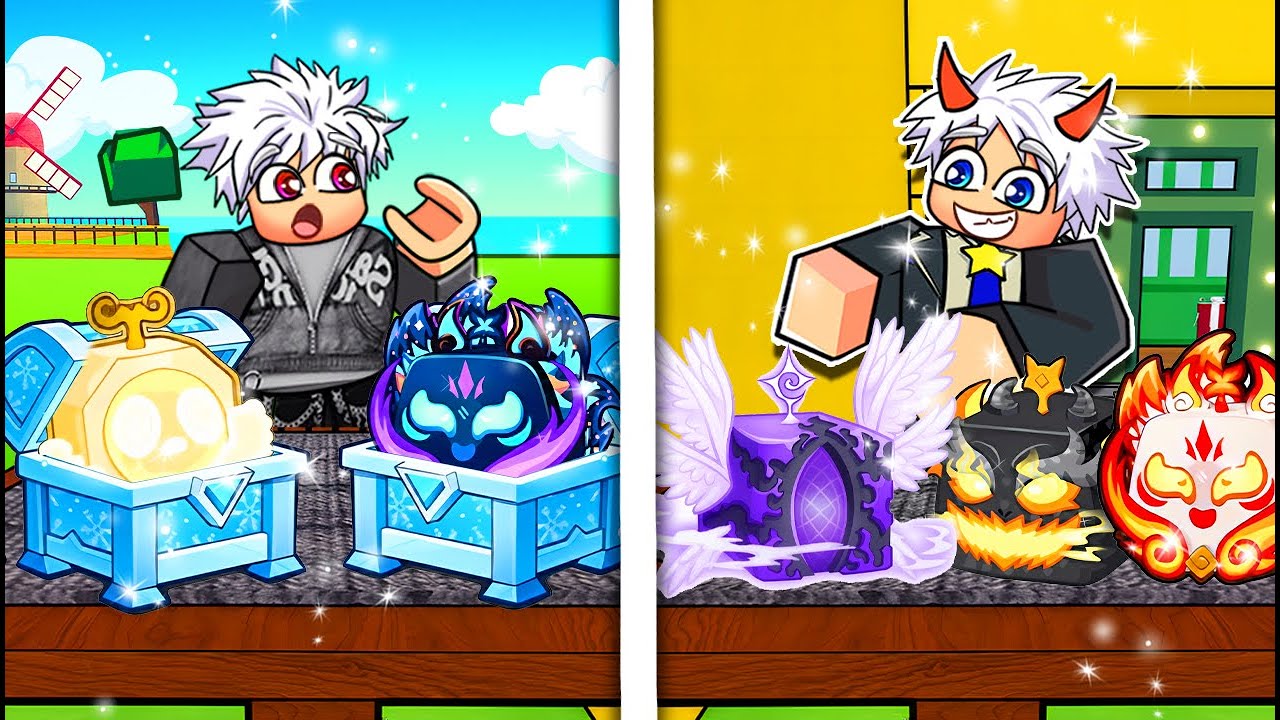 M&Igrave;NH MỞ PREMIUM BOX SỞ HỮU SKIN MYTHICAL V&Agrave; ĐEM ĐI TRADE TRONG BLOX FRUIT!!!
