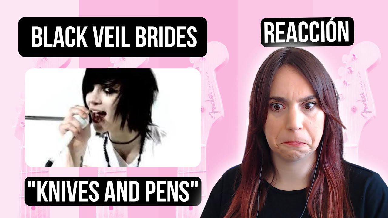 BLACK VEIL BRIDES - KNIVES AND PENS (REACCIÓN!)