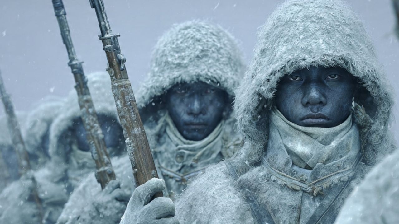 Soldados congelados vivos en la Guerra de Corea 1950 en el invierno mortal
