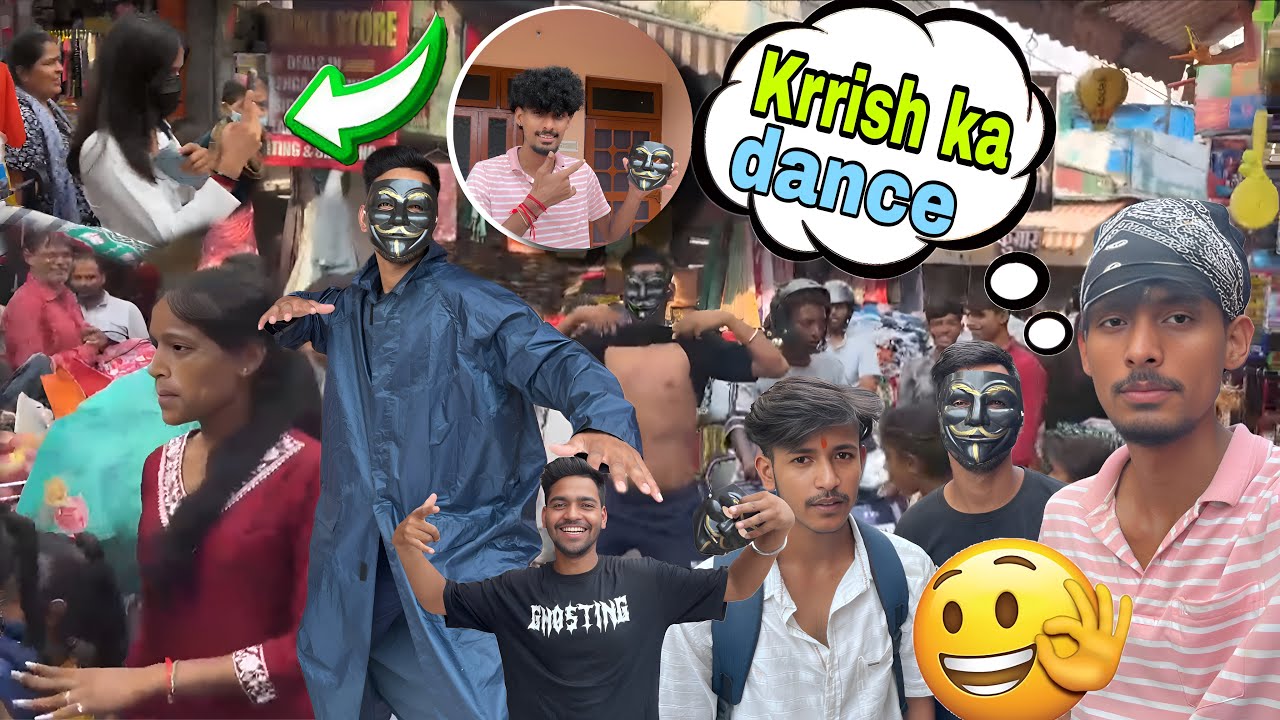 Aaj haldwani market me krish dikh gya .