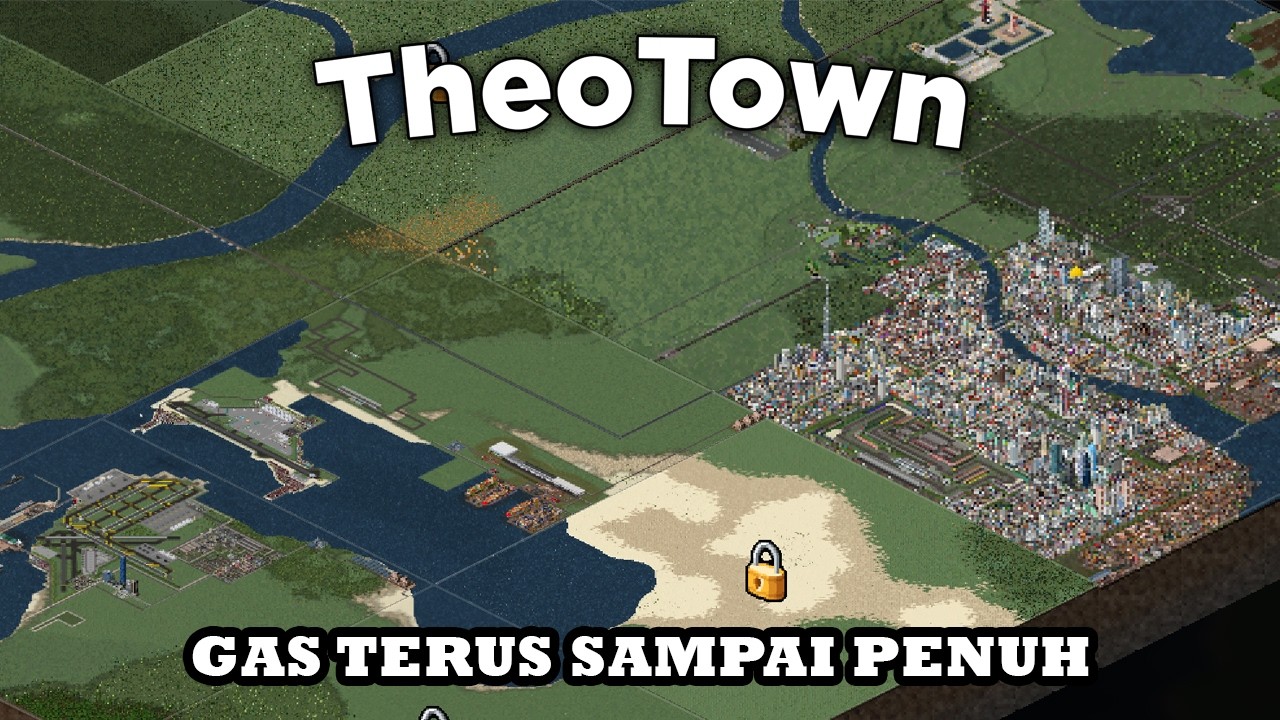 YUK GAS LAGI SAMPAI SESAK PENDUDUK. Theotown Indonesia. Vertical Stream.