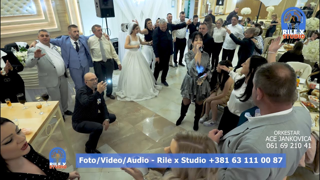 VESELJE SVADBARSKE PESME MIX  ORKESTAR ACE JANKOVICA SVADBA U  PRINCESS WHITE POZAREVAC