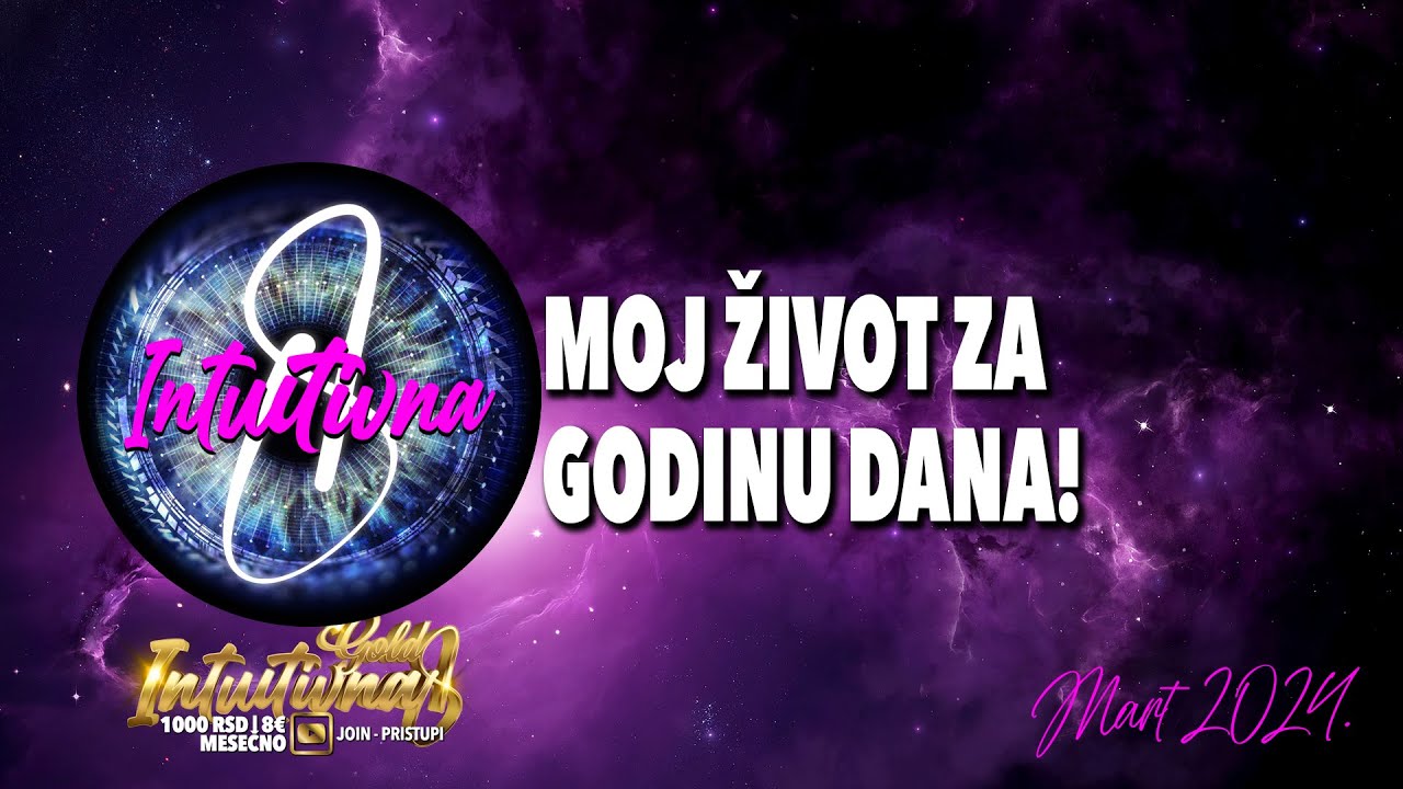 🌟MOJ ŽIVOT ZA GODINU DANA!🌟 Tarot citanje 🔮 Grupno otvaranje  @Intuitivna8