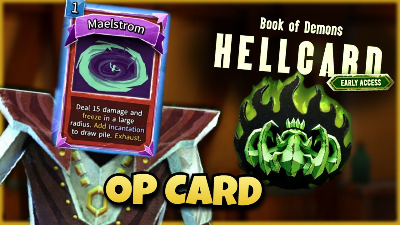 Mage Gameplay and Beating first Boss.. | HELLCARD (Book of Demons)