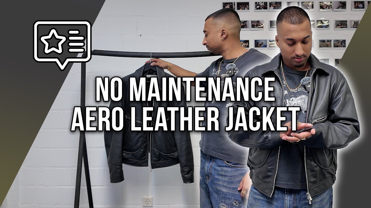 No Maintenance Aero leather jacket