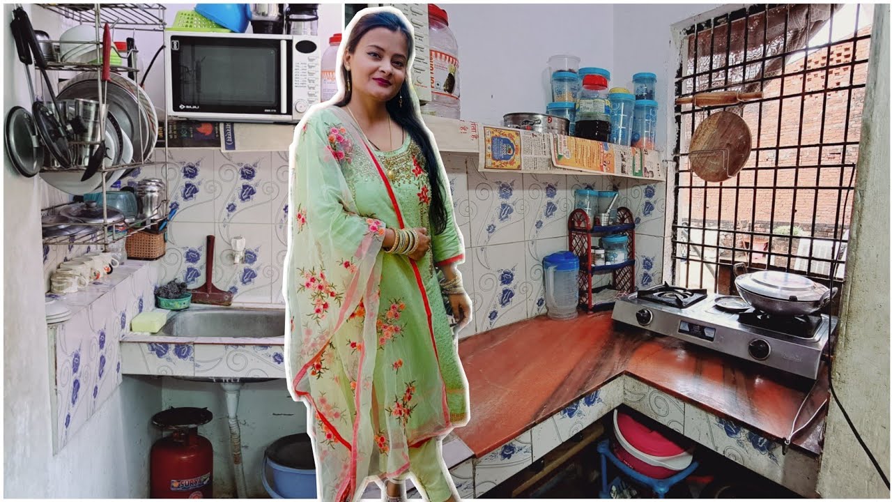 My Small Middle-class Kitchen Tour | How I Organise My Non-Modular Small kitchen