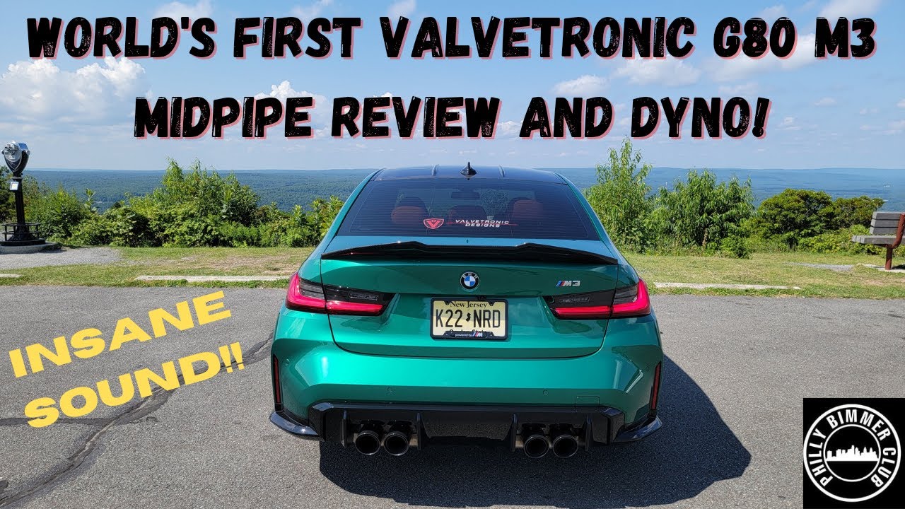 World's first BMW G80 M3 Manual Valvetronic Mid-Pipe Review and Dyno! Sound Clips and WHP revealed!