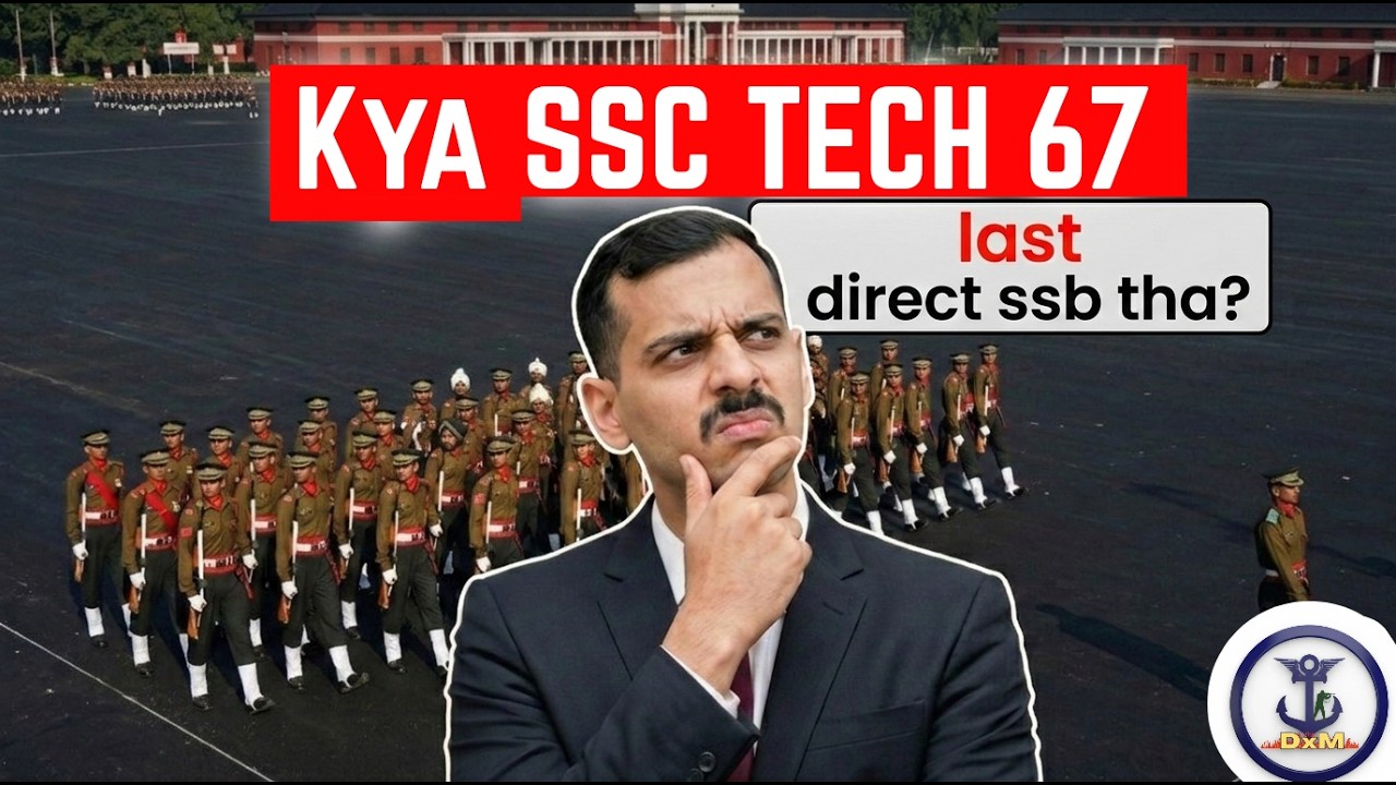 SSC Tech 67: The LAST Direct Entry? 🚨 CDSTE Exam is Coming! | Indian Army Recruitment 2026