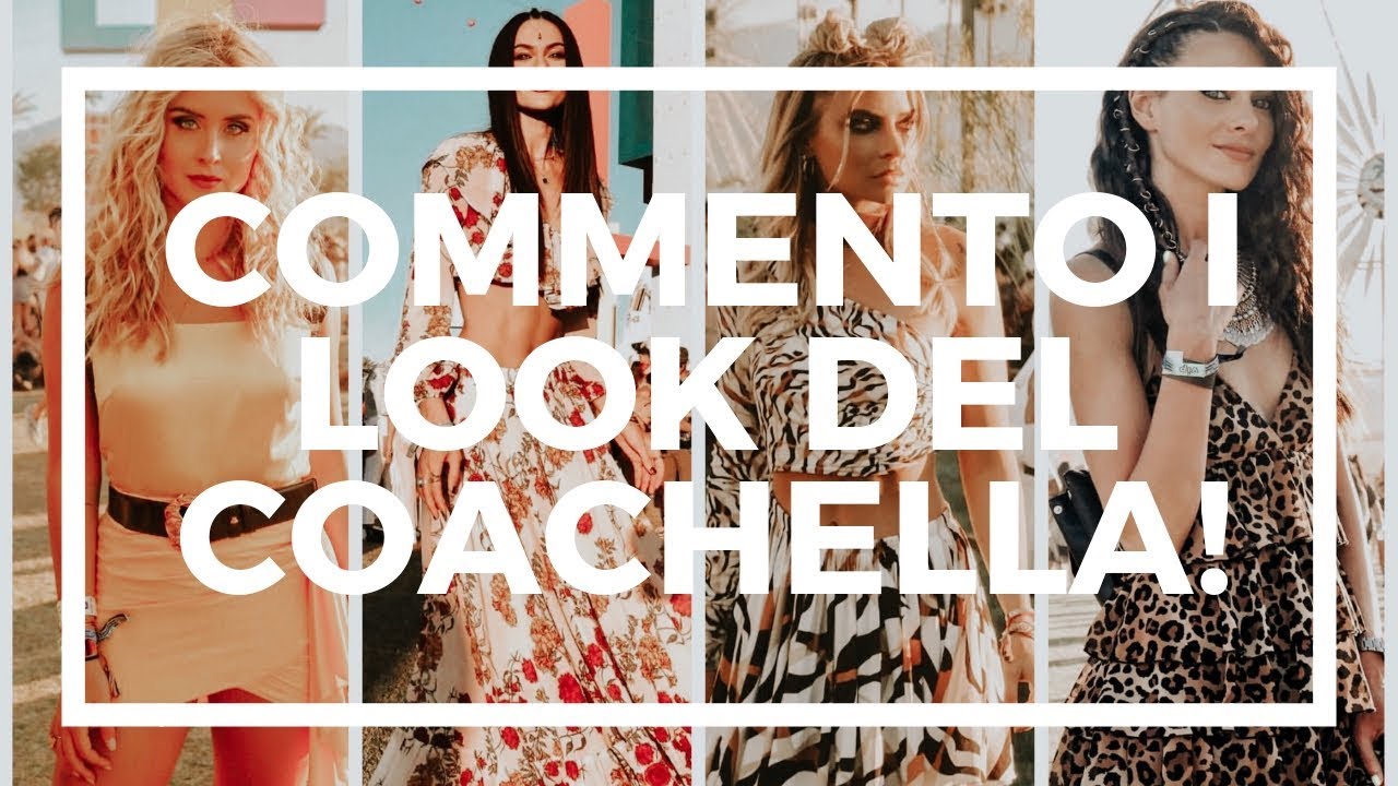 COMMENTO I look delle star al COACHELLA!! 😱🌸 | GIULIA PULCINI ♡