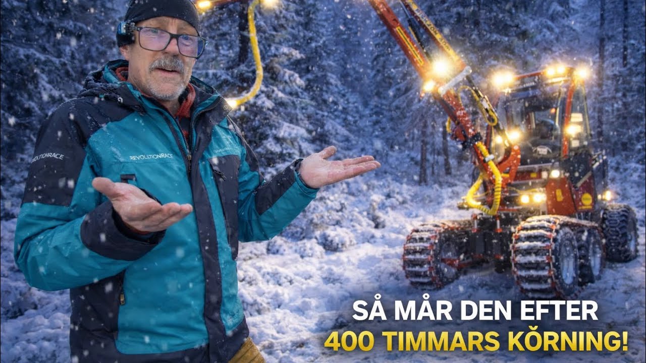 Återbesök hos Andreas ”Dunderkullen” – skördaren Kranman 620S efter 1 år!
