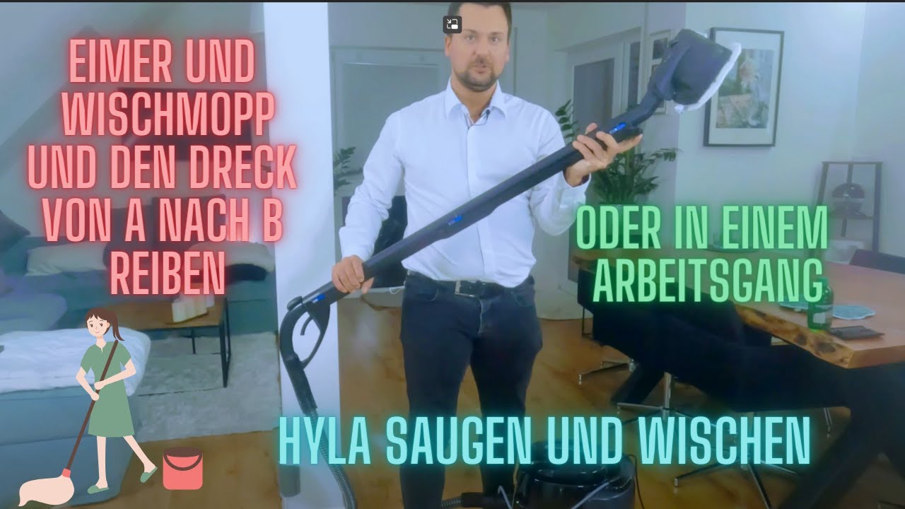 HYLA Nimbus effektiv Boden wischen, saugen und sprühen