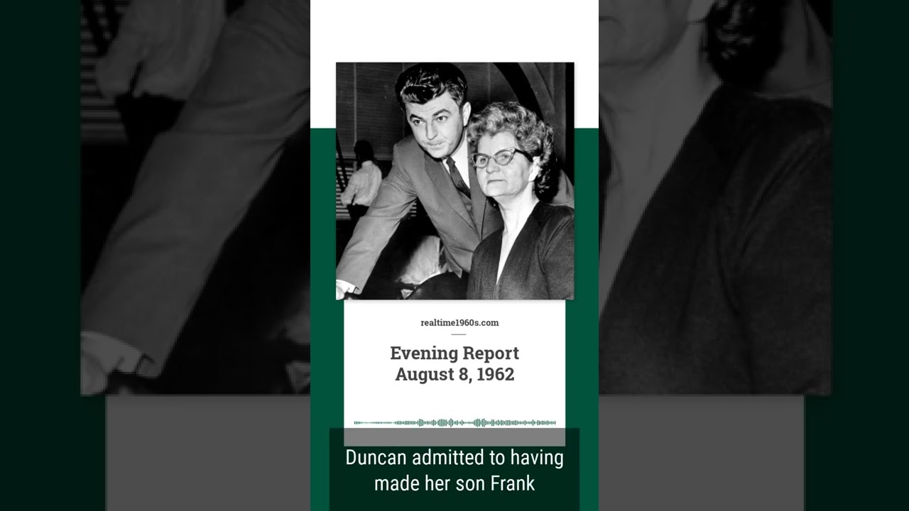Aug. 8, 1962 - Elizabeth Duncan is Executed
