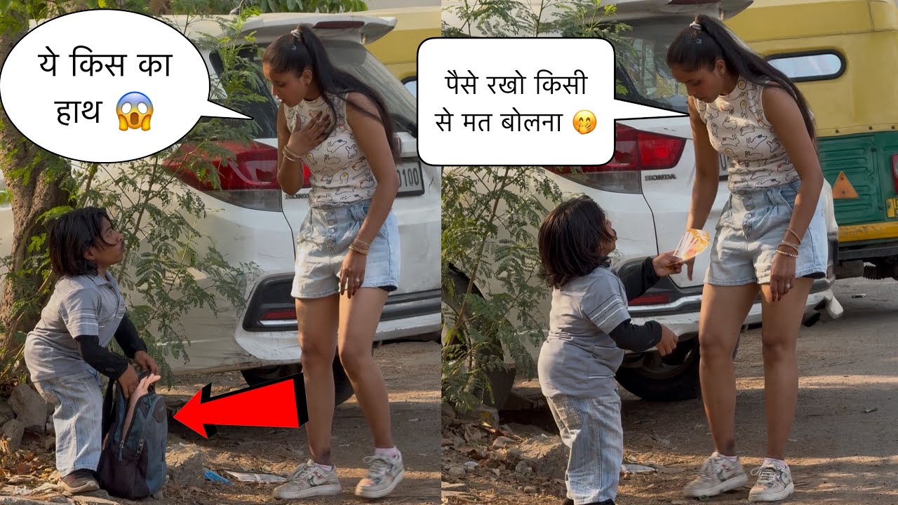 Fake Hand Prank On Cute Girl 😜 | Prank On Cute Girl | The Real Satish