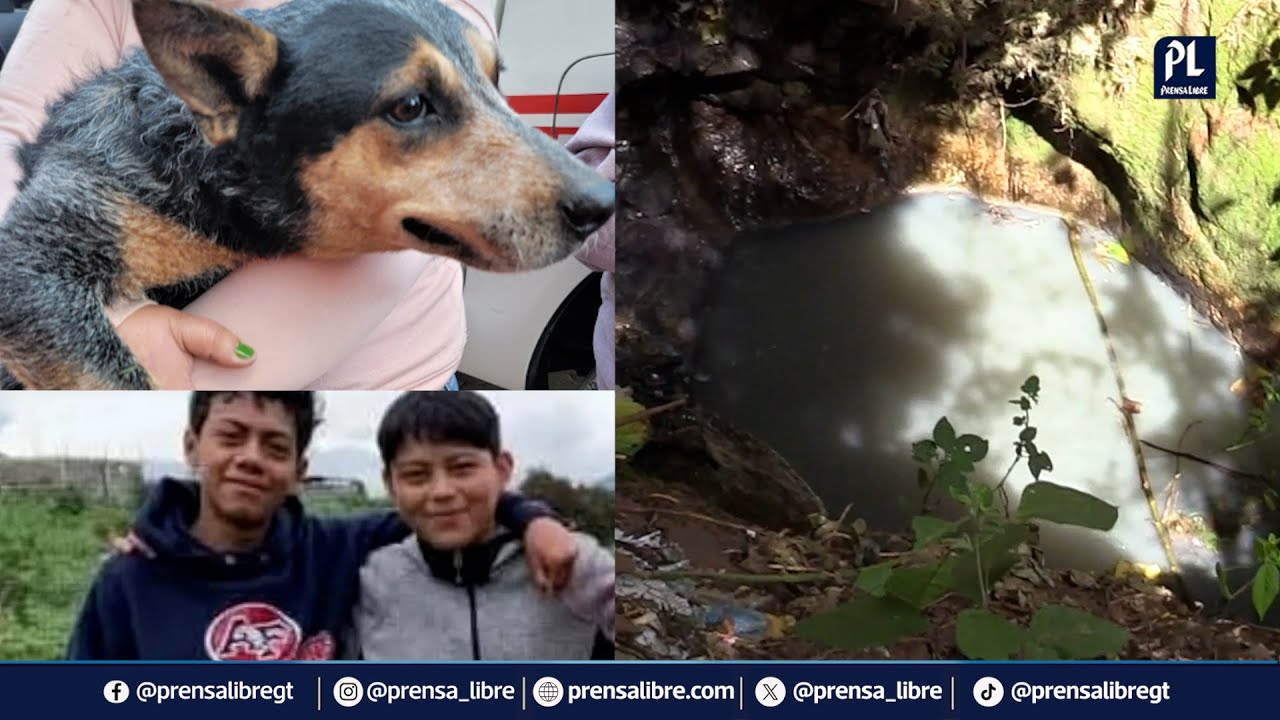 Inacif: primos Santizo murieron por asfixia por sumersión al caer en pozo de aguas negras