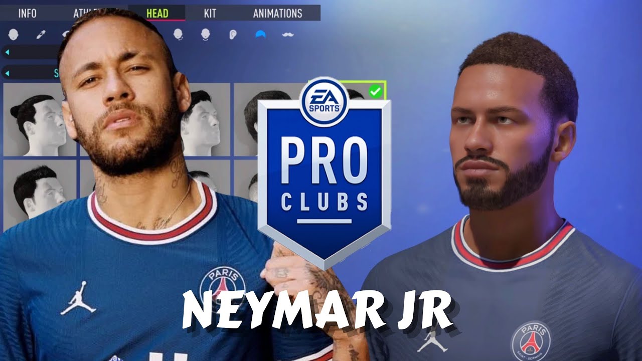 FIFA 22 Neymar Jr Pro Clubs Creation
