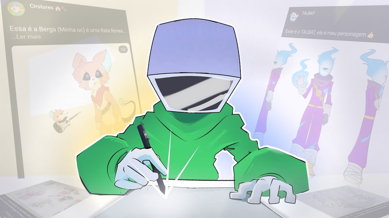 DESENHANDO/ESTRAGANDO PERSONAGENS DOS INSCRITOS!