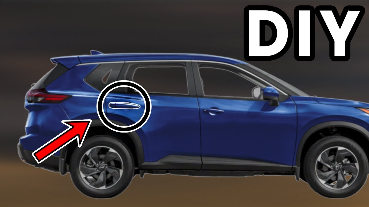 DIY 2021-2025 Nissan Rogue Rear Door Handle Removal | How To Remove Nissan Rogue Door Handles
