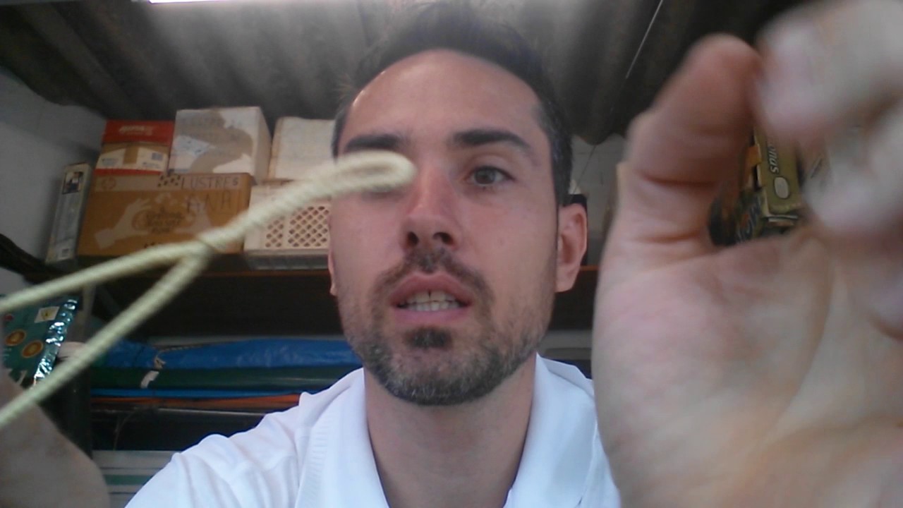 #Como amarrar dyneema na lança sem anilha e sem nó.