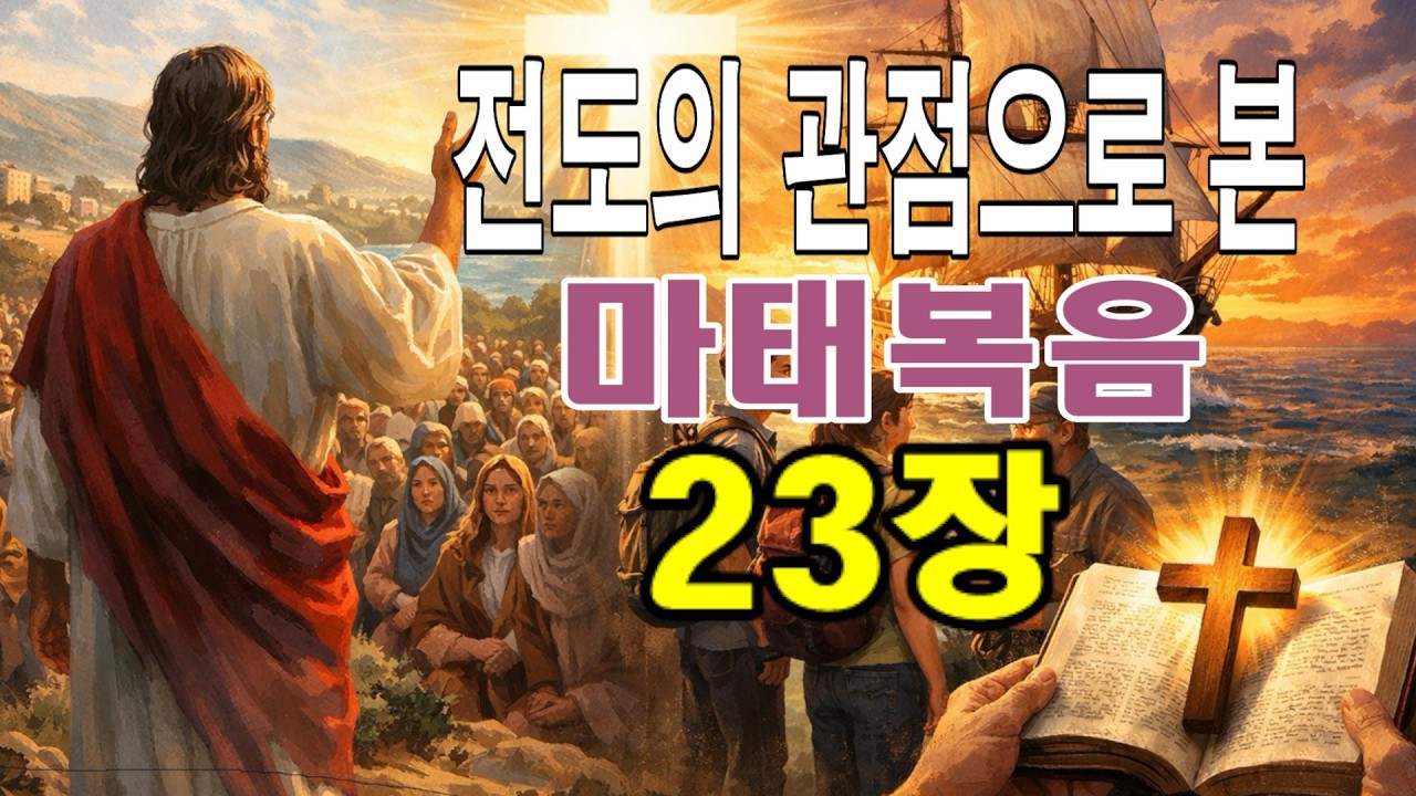 전도의 관점으로 본 [마태복음23장 읽기] 서기관들과 바리새인들을 향하여 천국문을 막고 있는 자들이라고 책망하신다 -충주예수전도단-