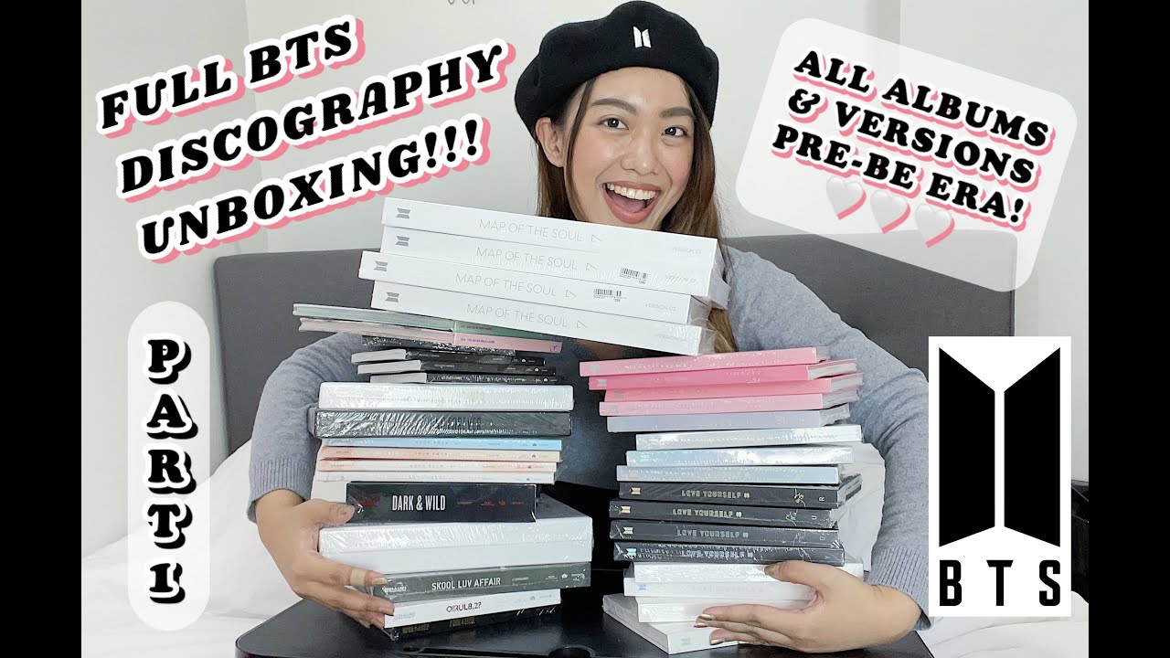 BTS (방탄소년단) Full Discography (ALL albums and versions!!!) UNBOXING Part 1 ✨