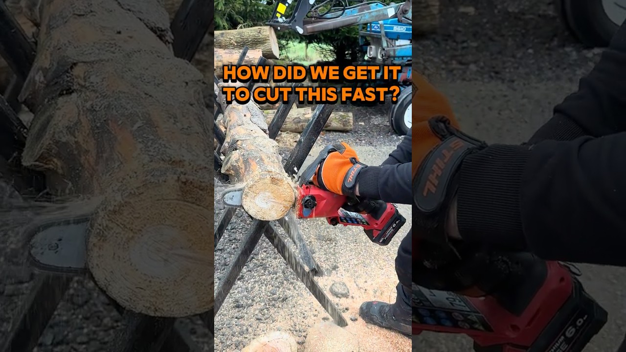 Would you use a 12v Grinder to Sharpen your Chainsaw? #lifehacks