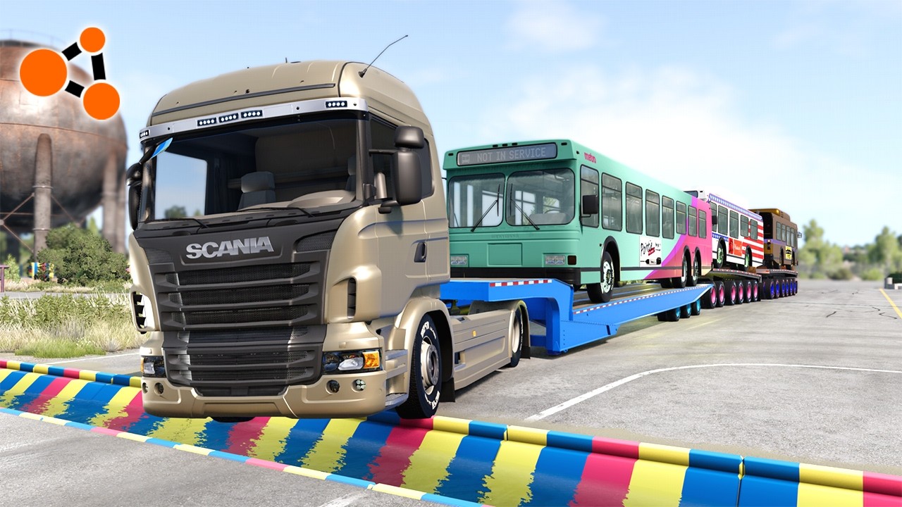 Trucks VS Road Challenge #18 🚚 BeamNG.drive | Beamng Crashes TV