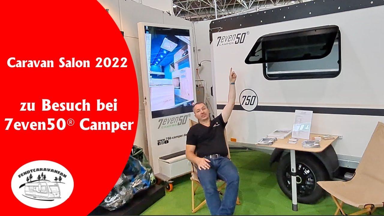 Besuch auf dem Messestand von 7even50® Camper auf dem Caravan Salon 2022 | fendtcaravanfan